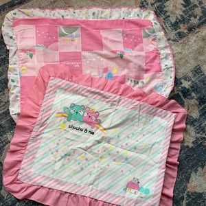 KAWAII Handmade vintage pillow shams